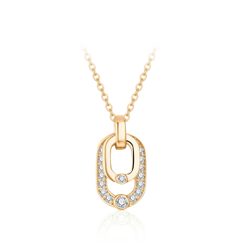 Round Moissanite Pendant Necklace