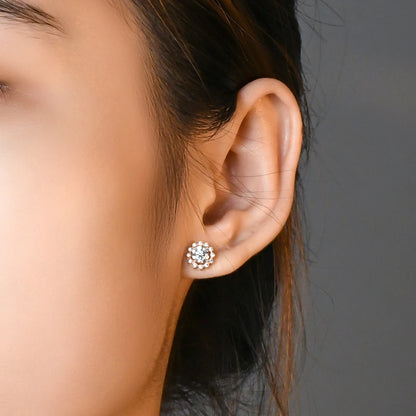 1.0CT Moissanite Stud Earrings