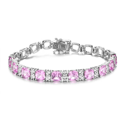 Blue Spinel Tennis Bracelet