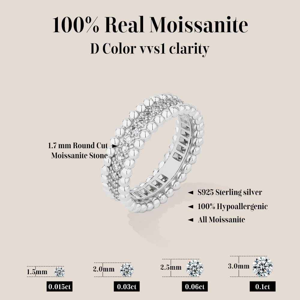 Moissanite Eternal Ring for Women
