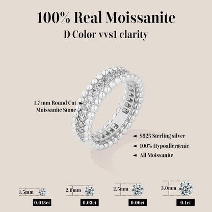 Moissanite Eternal Ring for Women