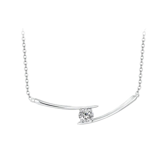 5.0mm Moissanite Pendant Necklace