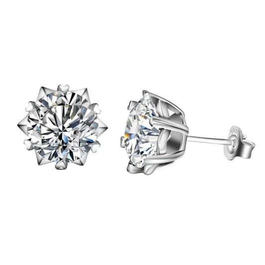 2.0CT Moissanite Stud Earrings