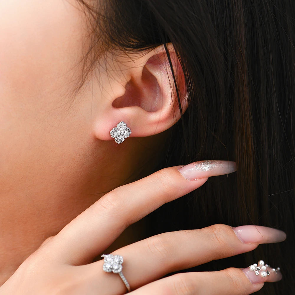Classic Moissanite Stud Earrings