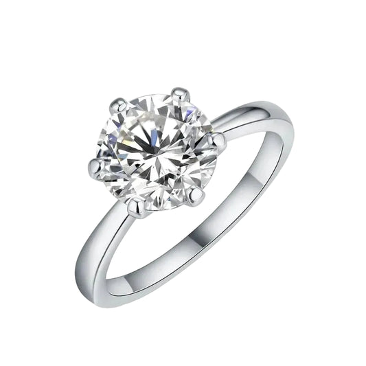 1–3ct Moissanite Solitaire Ring