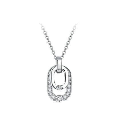 Round Moissanite Pendant Necklace