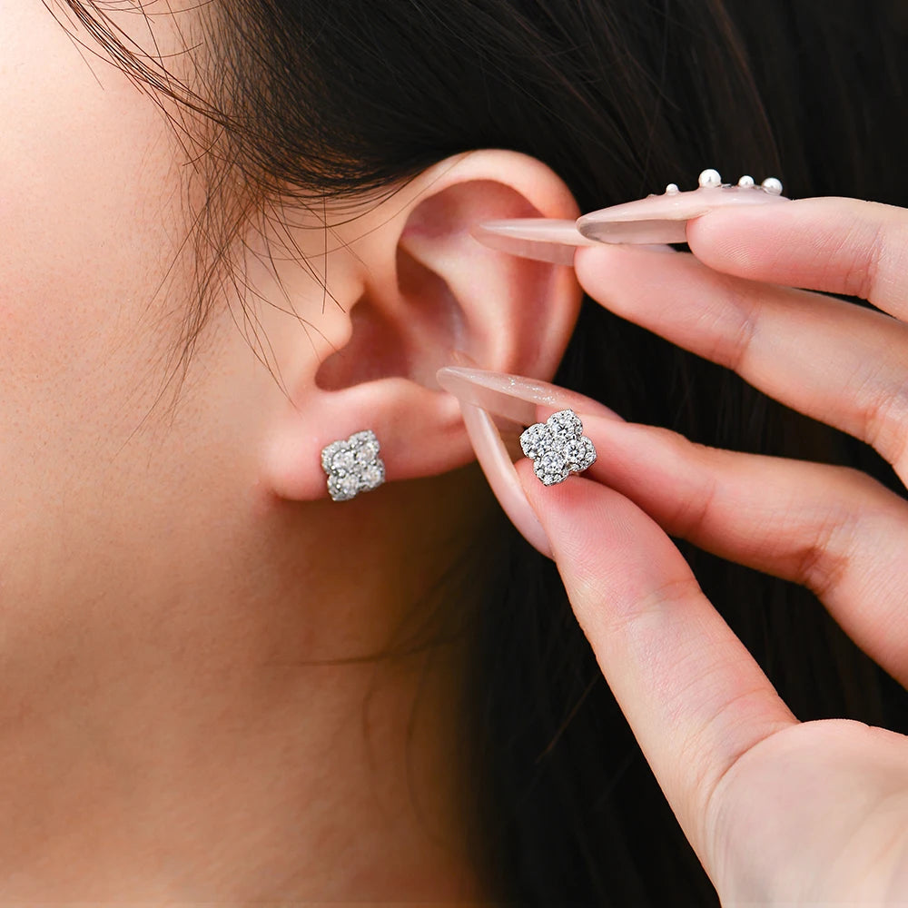 Classic Moissanite Stud Earrings