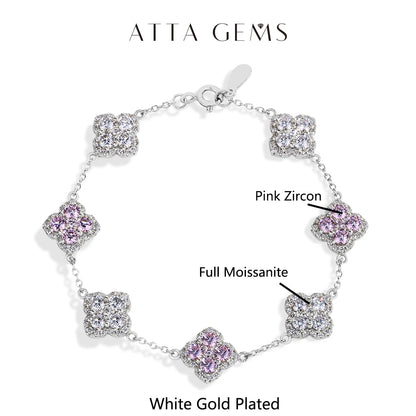 Luxury Moissanite Silver Bracelet