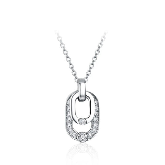 Round Moissanite Pendant Necklace