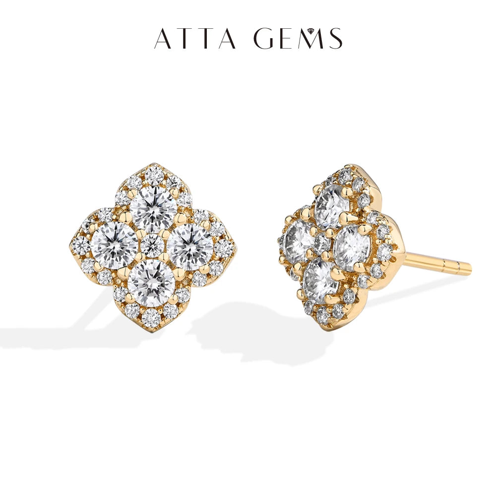 Classic Moissanite Stud Earrings