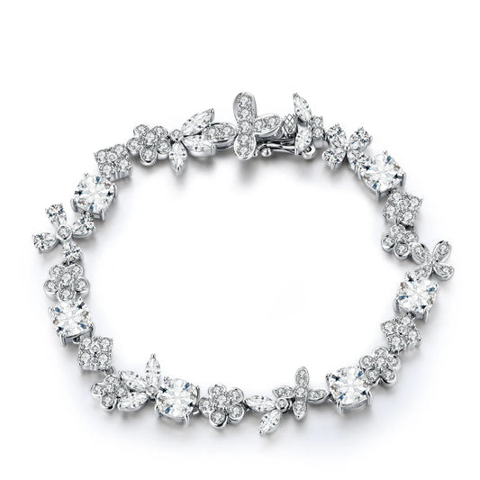 Luxury Moissanite Charm Bracelet
