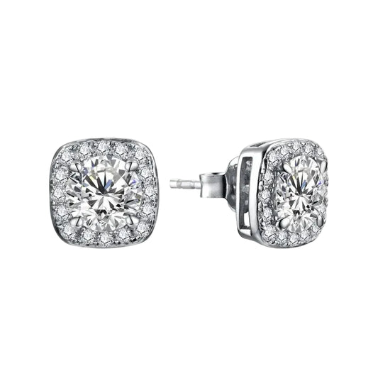 1.0CT Moissanite Stud Earrings