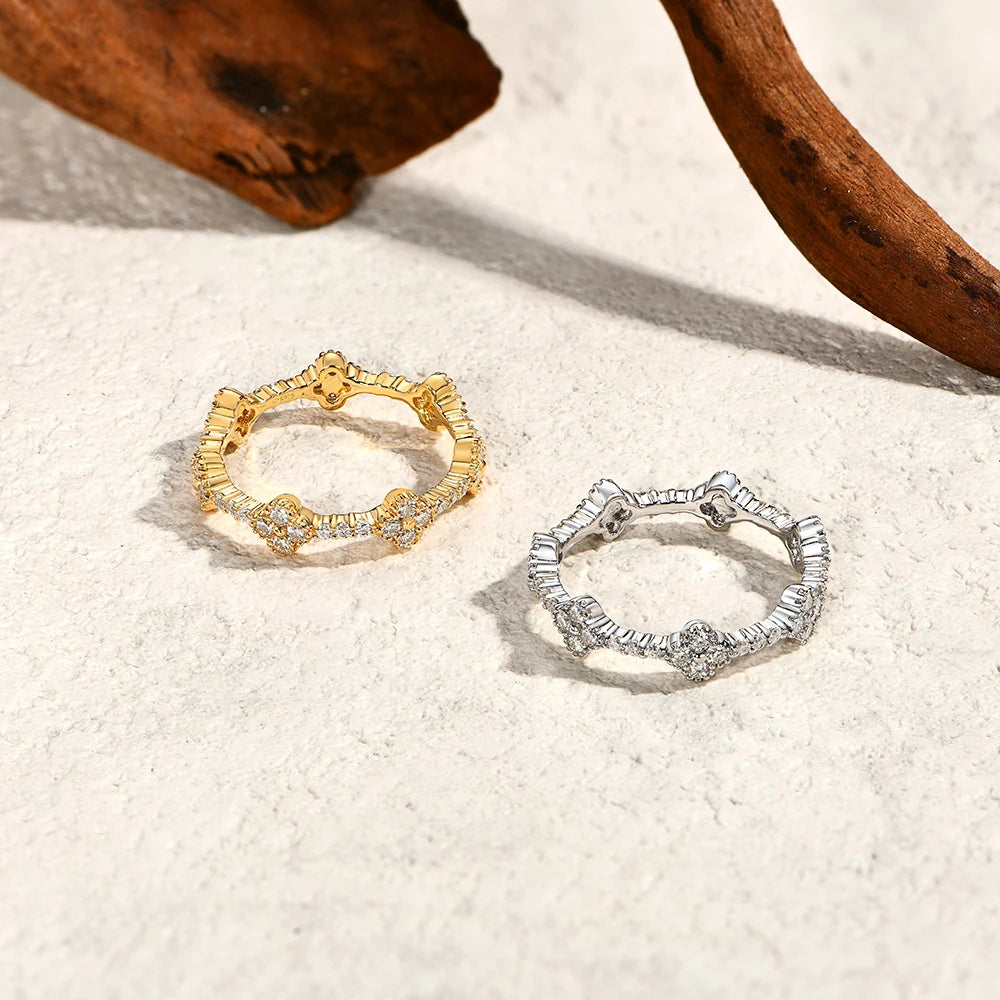 Eternity D VVS1 Moissanite Ring