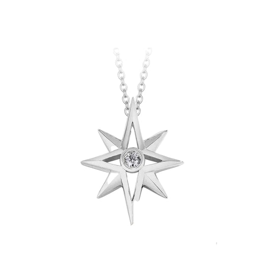 Star Moissanite Pendant Necklace