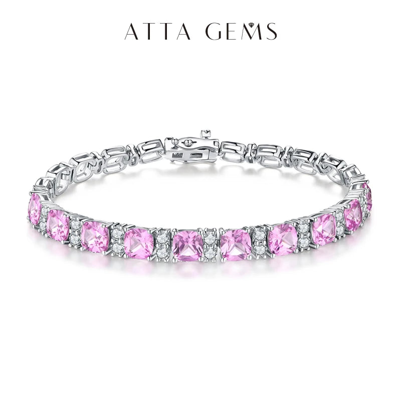 Blue Spinel Tennis Bracelet