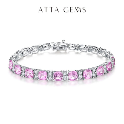 Blue Spinel Tennis Bracelet