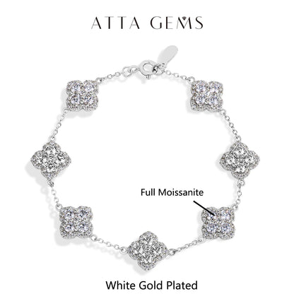 Luxury Moissanite Silver Bracelet